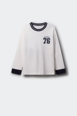 Camiseta manga comprida Maverick para menino