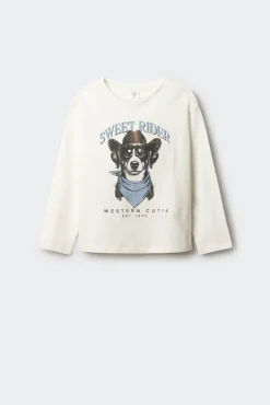 Camiseta manga comprida para cachorro