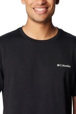 Camiseta masculina de manga curta de algodão orgânico Basic Logo™ da para homem