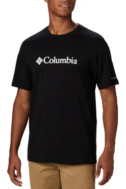 Camiseta masculina de manga curta de algodão orgânico Basic Logo™ da para homem