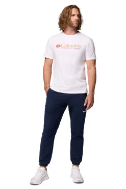 Camiseta masculina de manga curta de algodão orgânico Basic Logo™ da para homem