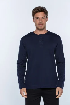 Camiseta masculina de manga comprida
