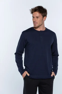 Camiseta masculina de manga comprida
