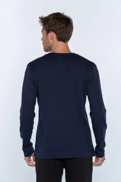 Camiseta masculina de manga comprida