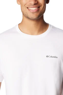 Camiseta masculina de manga curta de algodão orgânico Basic Logo™ da para homem