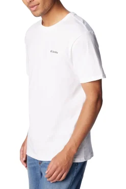 Camiseta masculina de manga curta de algodão orgânico Basic Logo™ da para homem
