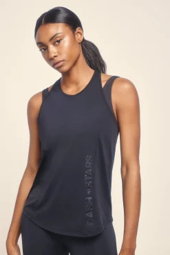 Camiseta preta de microfibra halter única