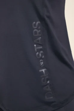 Camiseta preta de microfibra halter única