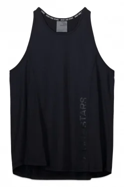 Camiseta preta de microfibra halter única