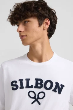 Camiseta raquete Silbon meia