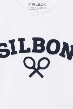 Camiseta raquete Silbon meia