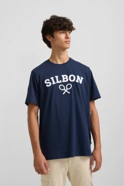 Camiseta raquete Silbon meia
