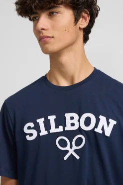 Camiseta raquete Silbon meia