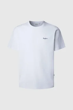 Camiseta Regular Fit com Logotipo Bordado