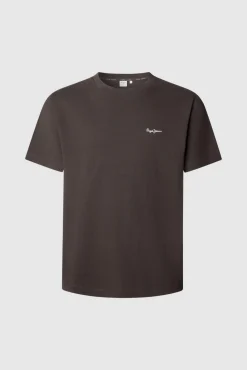 Camiseta Regular Fit com Logotipo Bordado