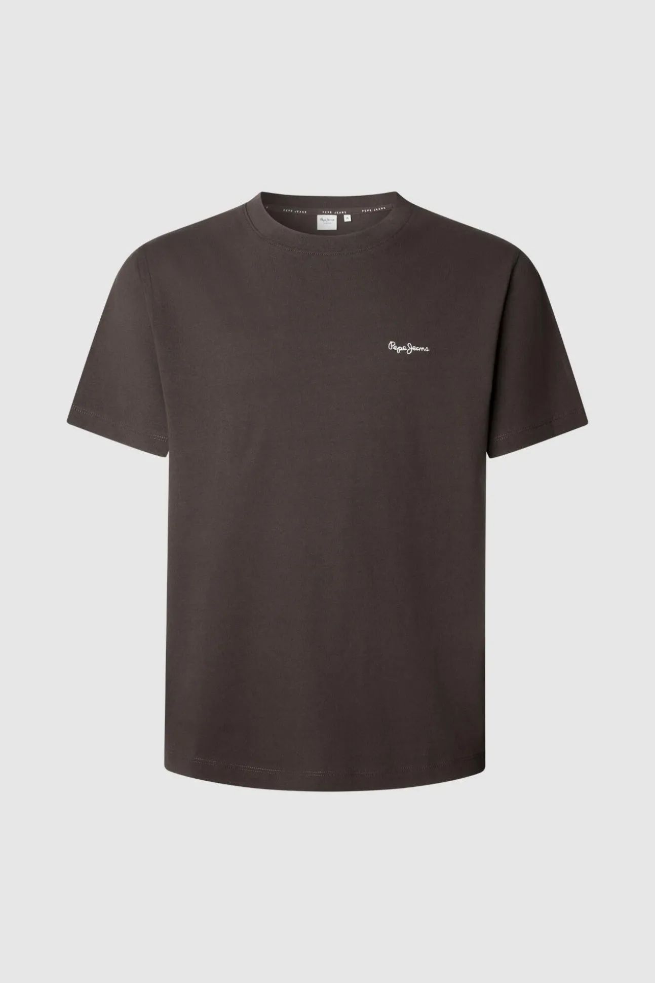 Camiseta Regular Fit com Logotipo Bordado