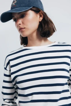 Camiseta riscas de marinheiro
