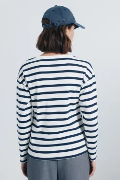 Camiseta riscas de marinheiro