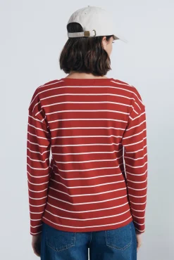 Camiseta riscas de marinheiro
