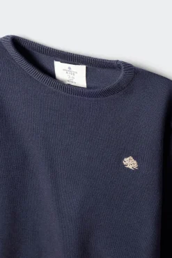 Camisola básica com cotoveleiras para criança