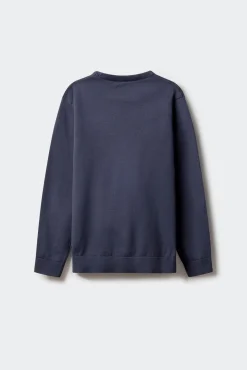 Camisola básica com cotoveleiras para criança