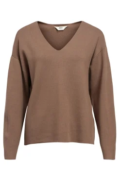Camisola básico com gola em V