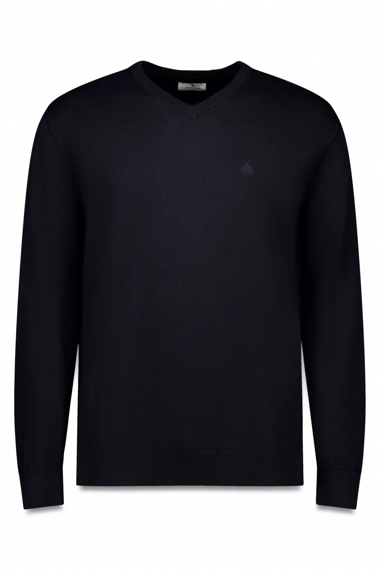 Camisola básico com gola em V