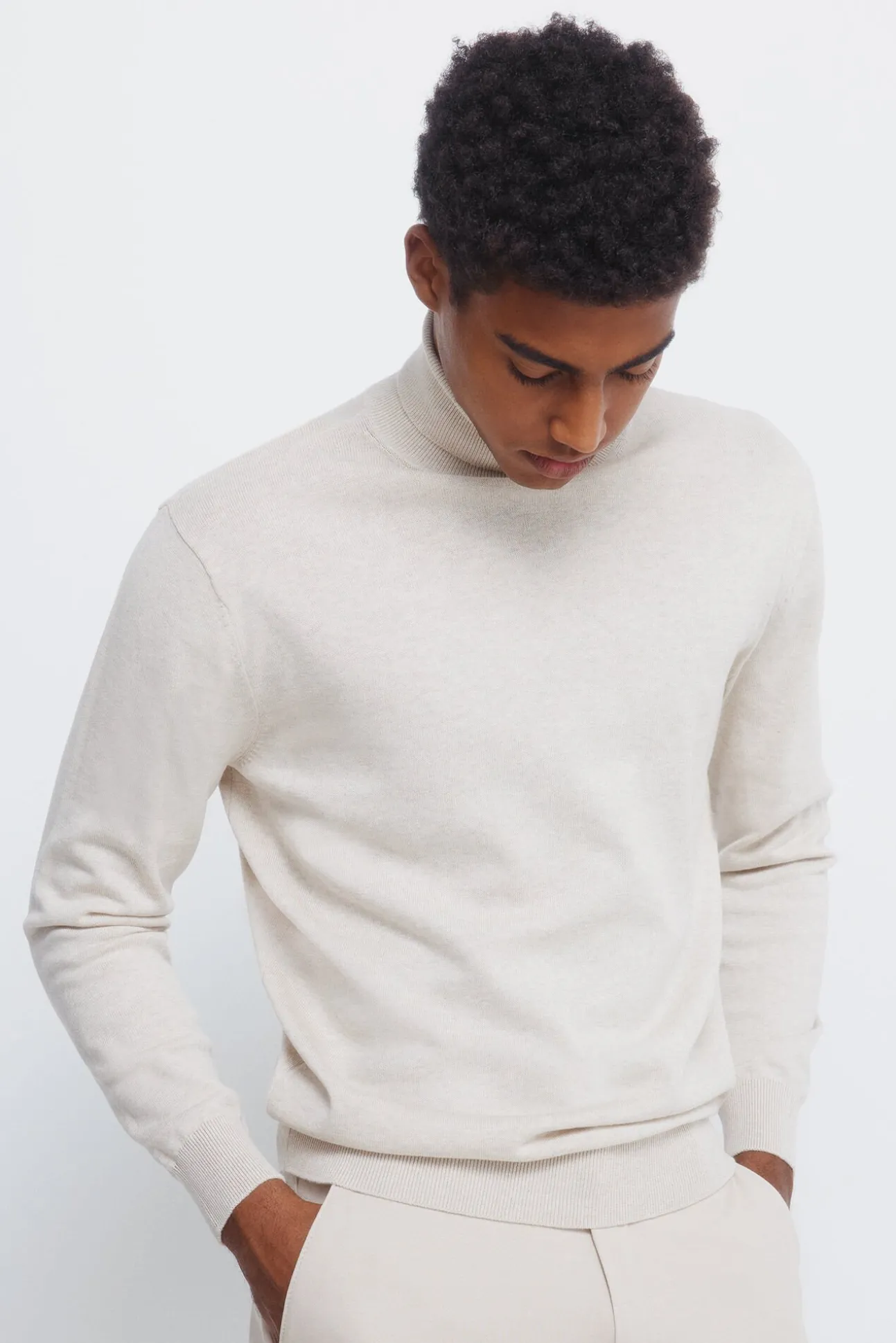 Camisola básico de gola