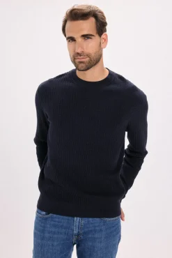 Camisola básico de malha liso