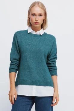 Camisola camisa combinada