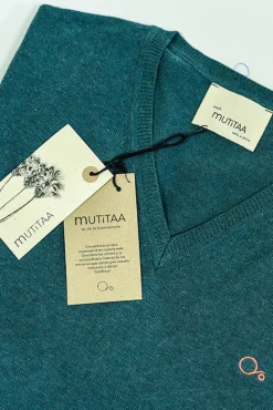 Camisola Channa com gola em V