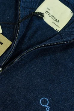 Camisola Chen com gola na fecho-éclair