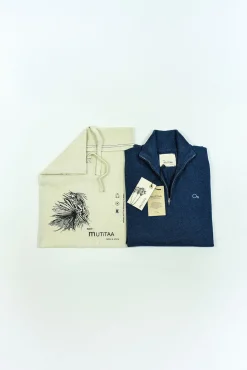 Camisola Chen com gola na fecho-éclair