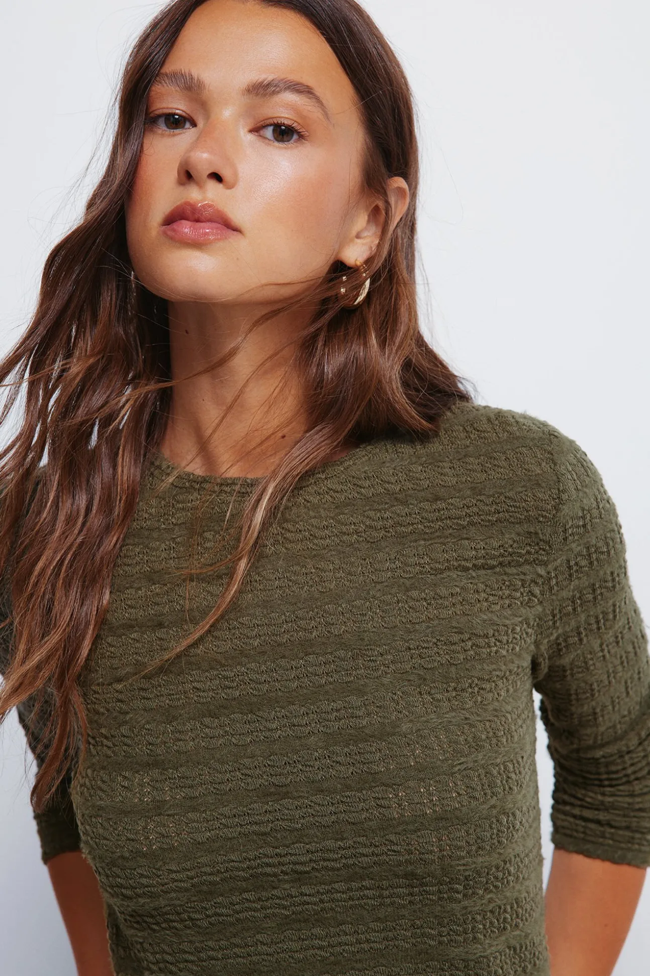 Camisola chenille estrutura