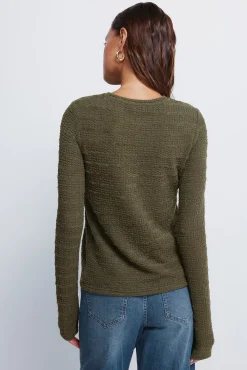 Camisola chenille estrutura