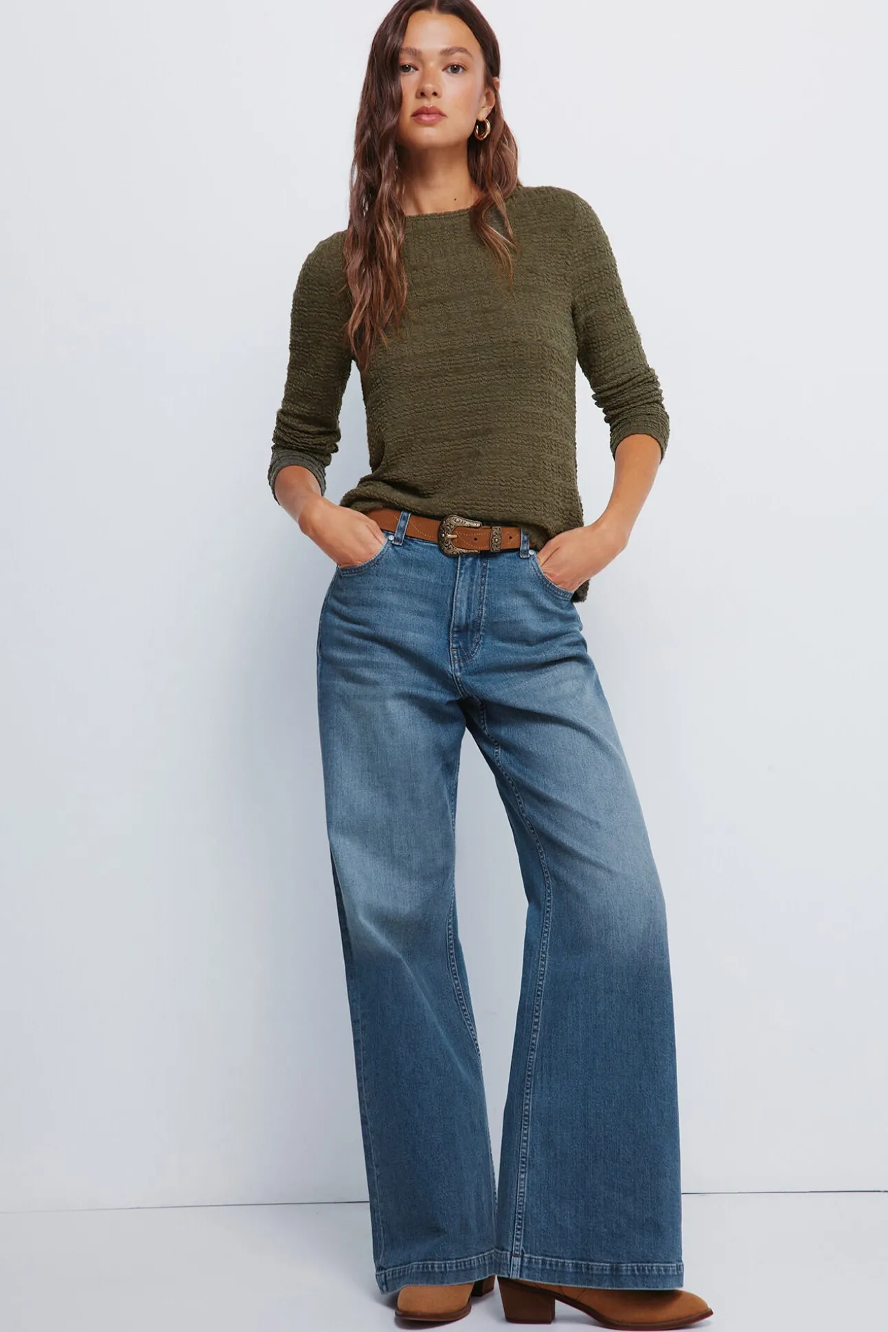 Camisola chenille estrutura