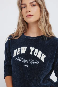 Camisola chenille "New York"