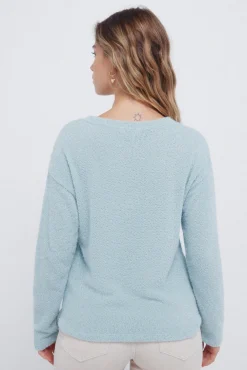Camisola chenille pérolas