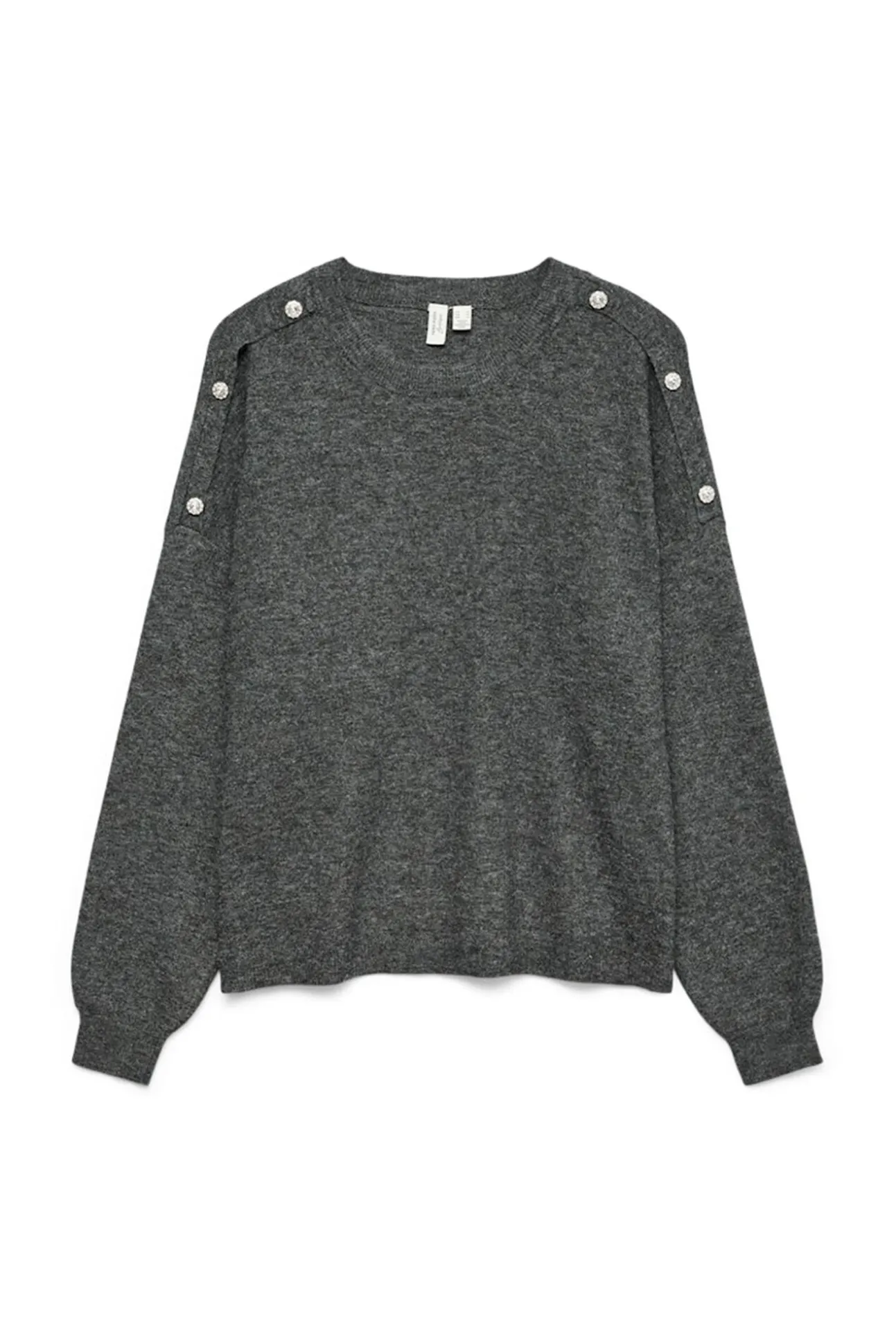 Camisola com botões de joia