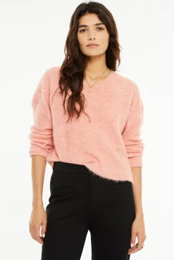 camisola com decote em V