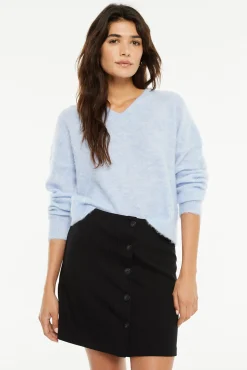 camisola com decote em V