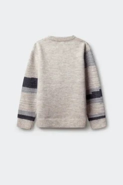 Camisola com figuras geométricas para meninos