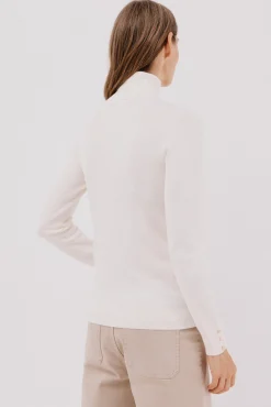 Camisola com gola alta