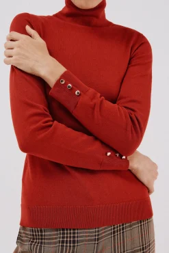 Camisola com gola alta