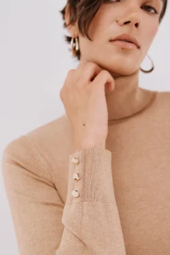 Camisola com gola alta
