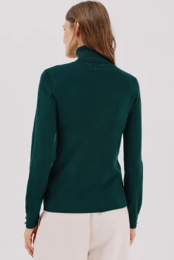 Camisola com gola alta