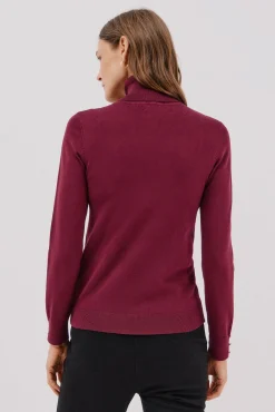 Camisola com gola alta