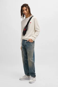 Camisola com gola redonda