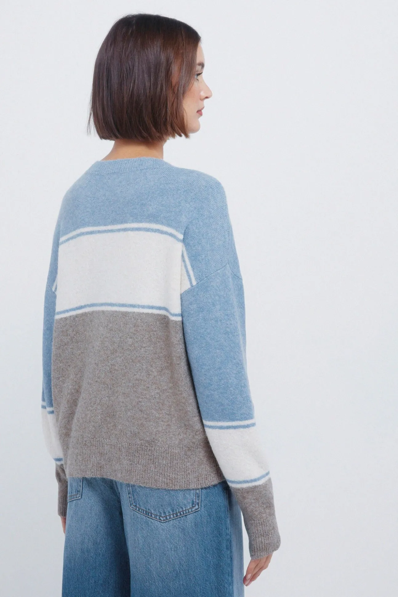Camisola com intarsia de estrela