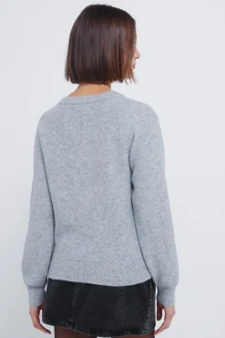 Camisola com lantejoulas